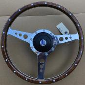 Flat Wood Steering Wheel